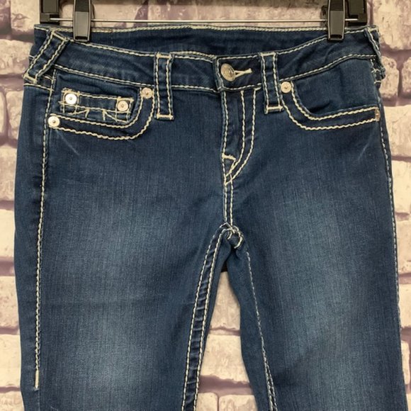 True Religion Skinny Jeans W/ Raw Edge Hem - Picture 2 of 9
